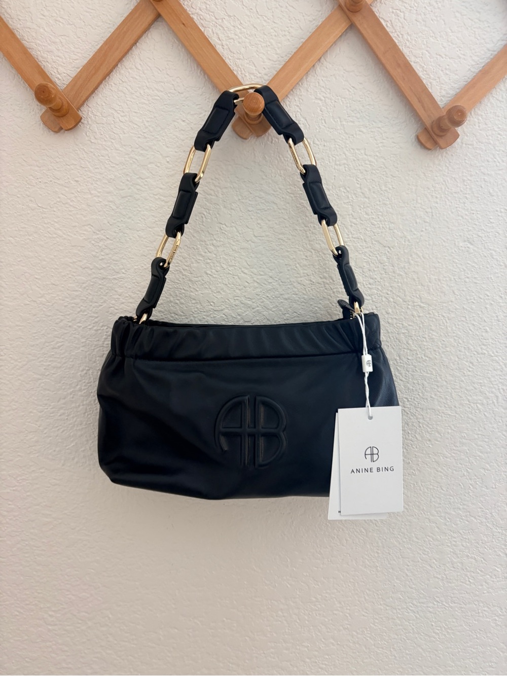 NWT Anine Bing Small Kate Shoulder Bag - Picture 4 of 9